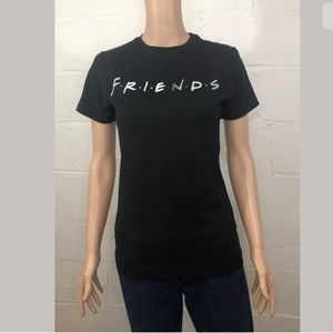 Tultex Misses FRIENDS T-Shirt Size S Black